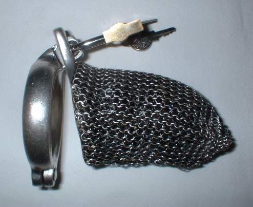 Cage de chastet� m�tal "cote de maille"