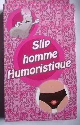 Slip homme humoristique